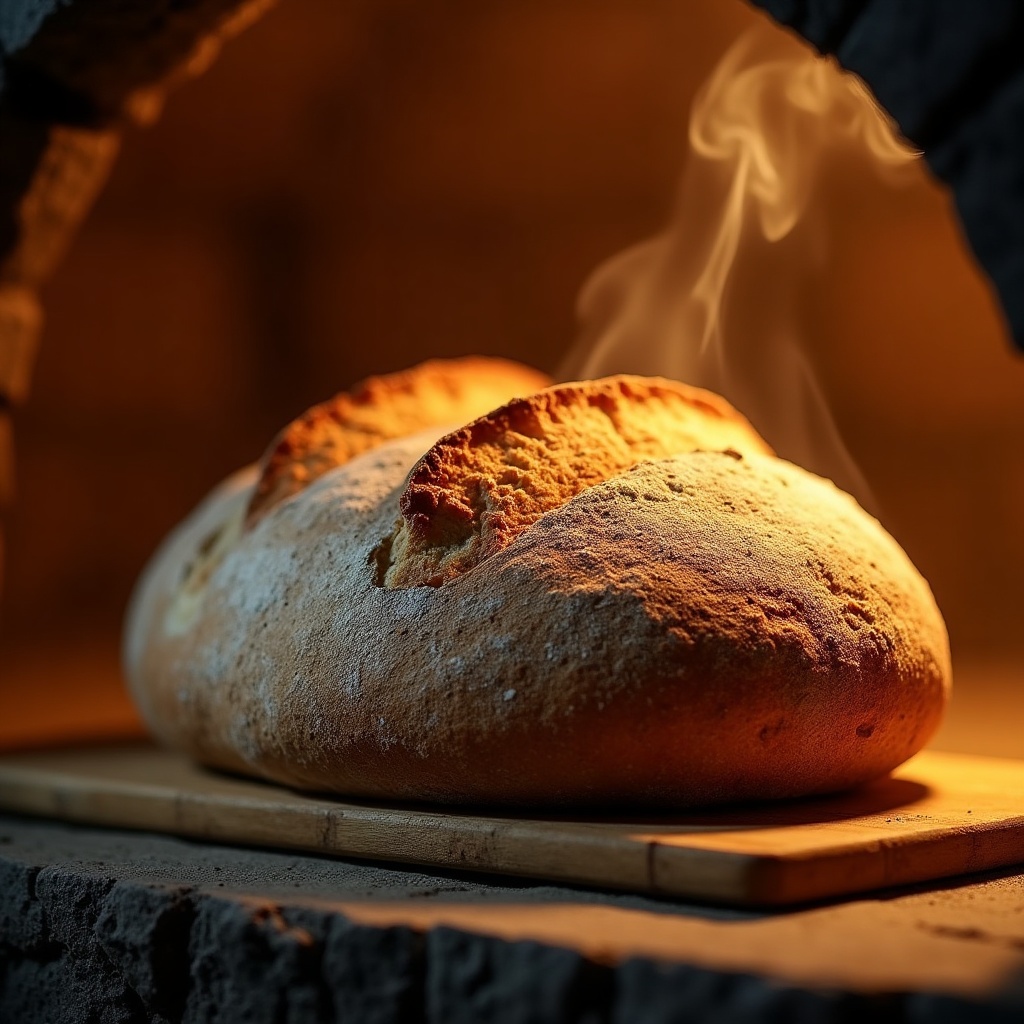 Little Tart signature sourdough loaf fresh from the oven